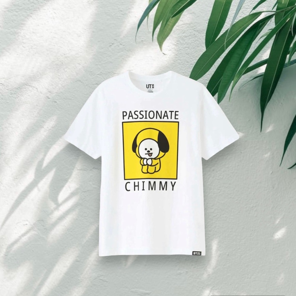 Rare BTS Jimin BT21 Chimmy Signature Relaxed Fit Cotton Graphic Tee!! 🎶❤️‍🔥